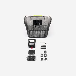 BTWIN  Panier vélo avant fixation guidon métal 