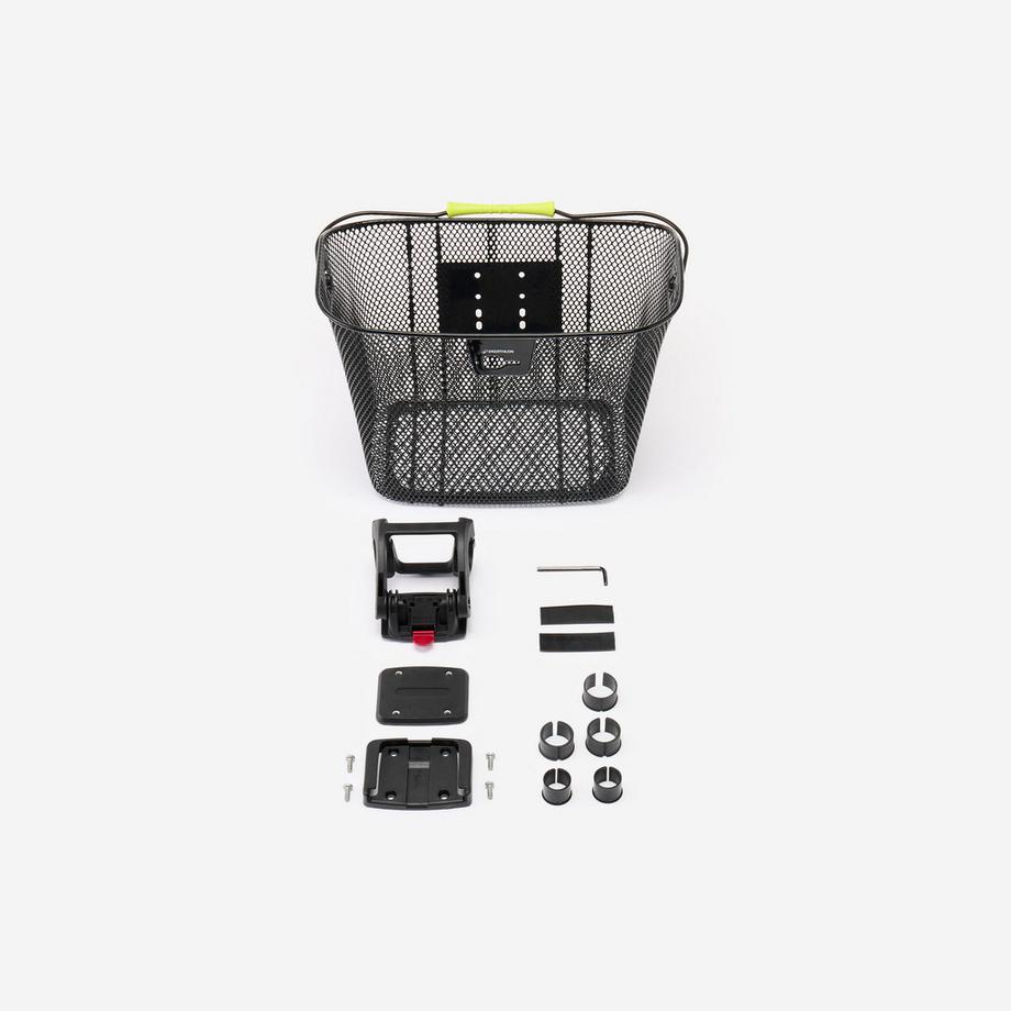 B’TWIN  Panier vélo avant fixation guidon métal 