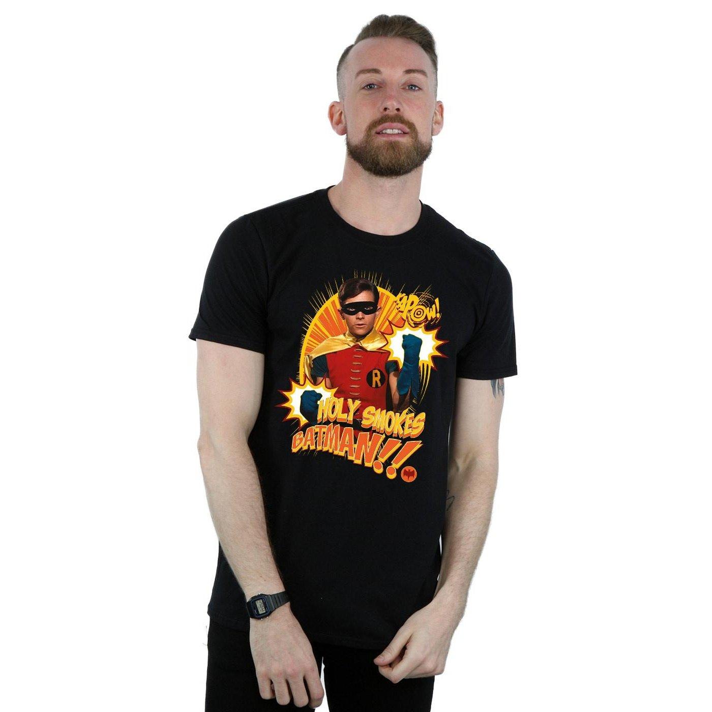 DC COMICS Holy Smokes T-Shirt Stampata  