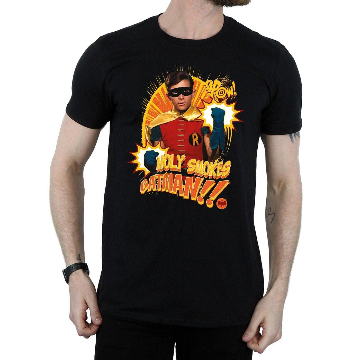 DC COMICS Holy Smokes T-Shirt Stampata  