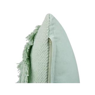 Beliani Lot de 2 coussins décoratifs en Coton Boho BACOPA  