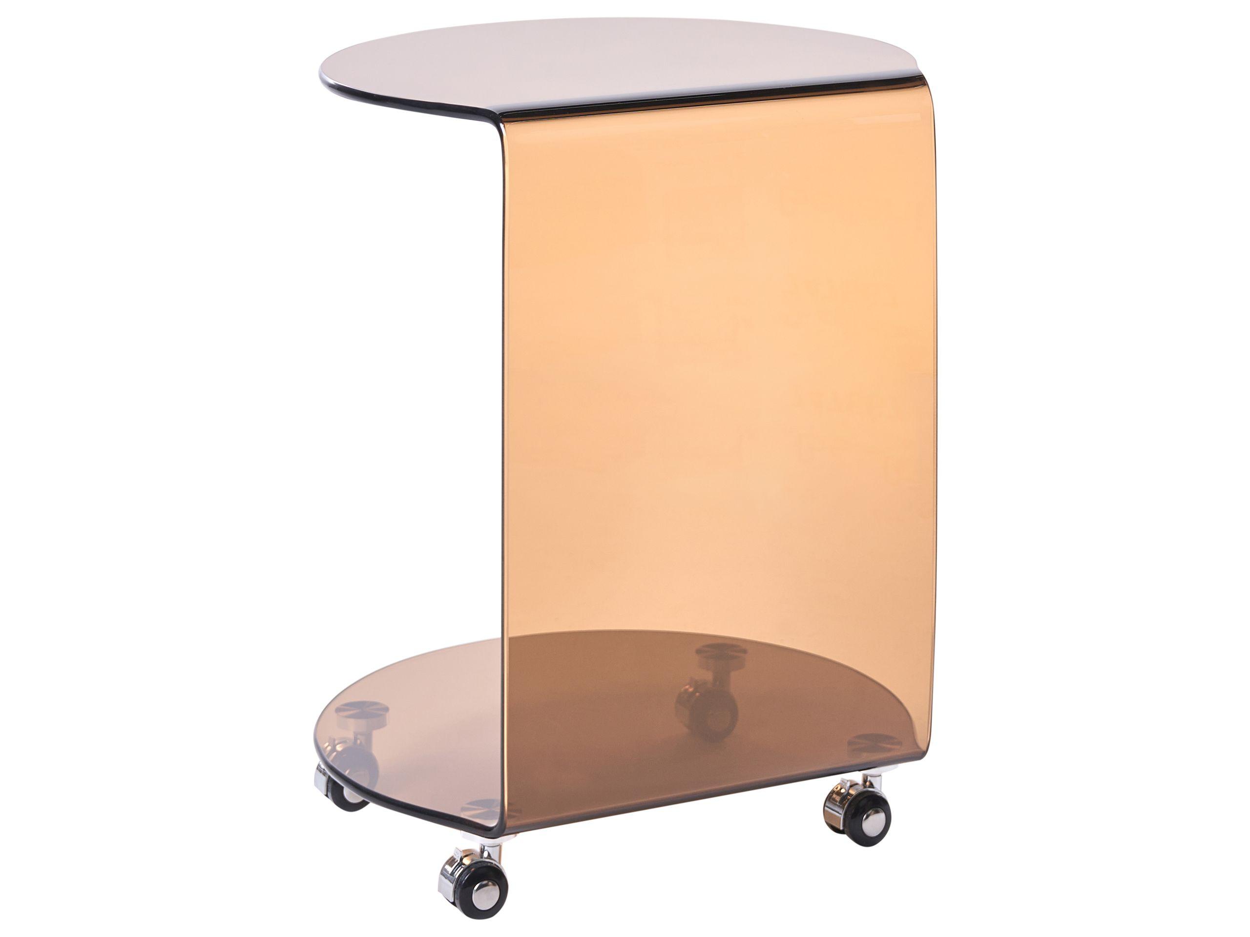 Beliani Tavolino en Vetro temperato Minimalista MINTO  