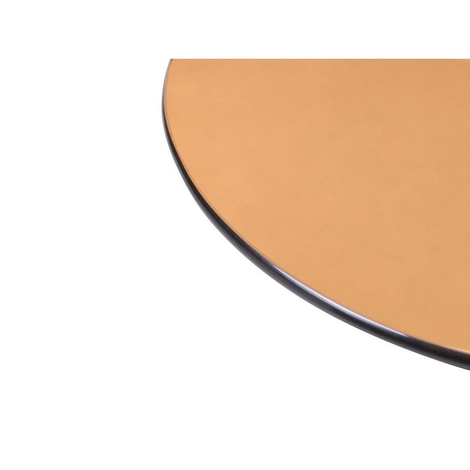 Beliani Beistelltisch aus Sicherheitsglas Minimalistisch MINTO  