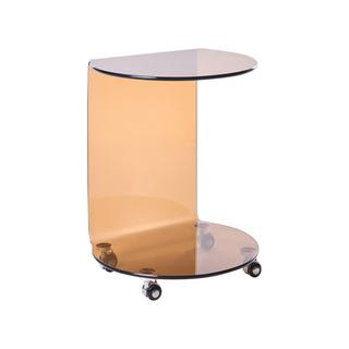 Beliani Tavolino en Vetro temperato Minimalista MINTO  