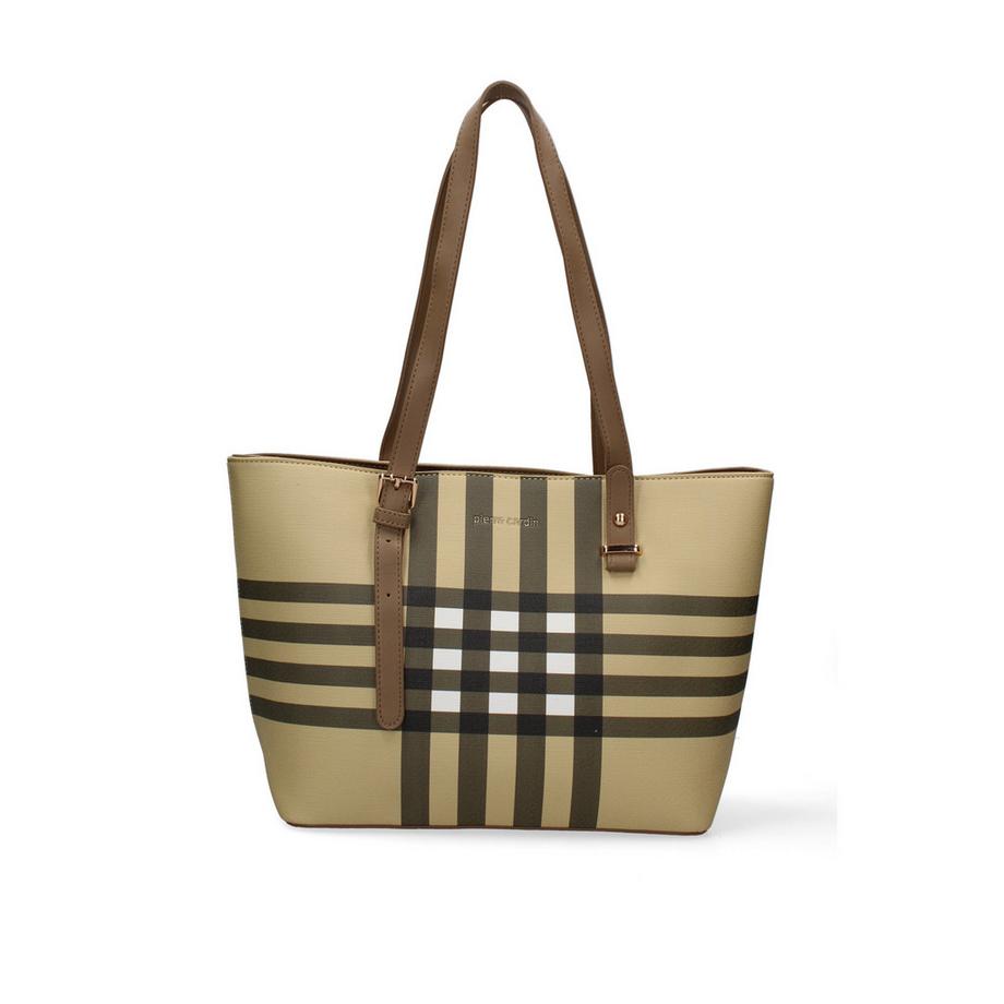 pierre cardin Handtasche mit Karomuster  