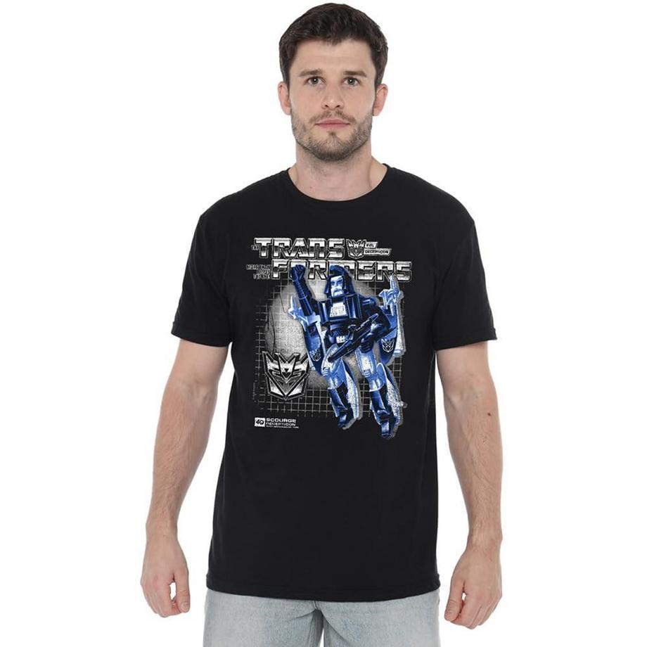 TRANSFORMERS Scourge Decepticon T-Shirt Grafica  