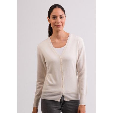 CASH-MERE.CH Kaschmir V-Ausschnitt Cardigan  