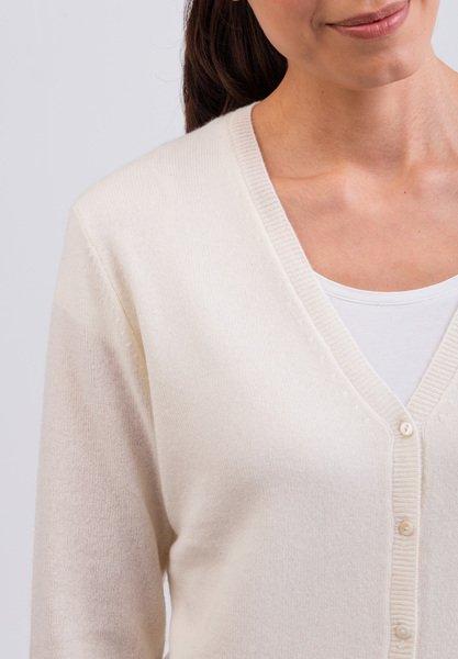 CASH-MERE.CH Kaschmir V-Ausschnitt Cardigan  