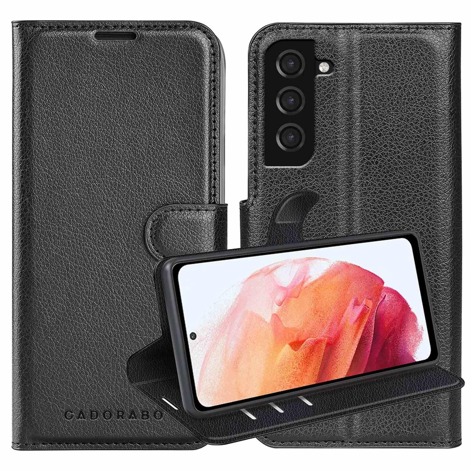 Cadorabo  Housse compatible avec Samsung Galaxy S21 5G - Coque de protection avec fermeture magnétique, fonction de support et compartiment pour carte 