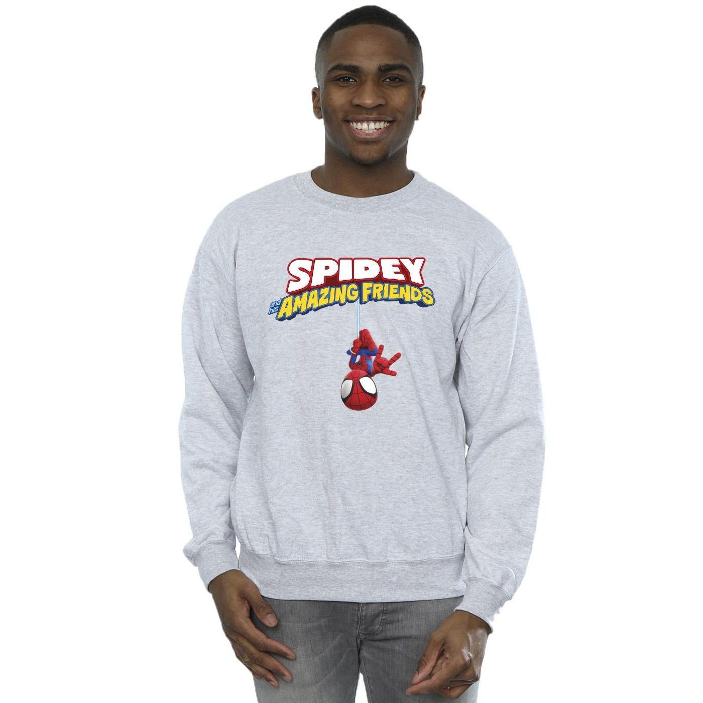 MARVEL Spidey and His Amazing Friends Hanging Upside Down Sweatshirt  