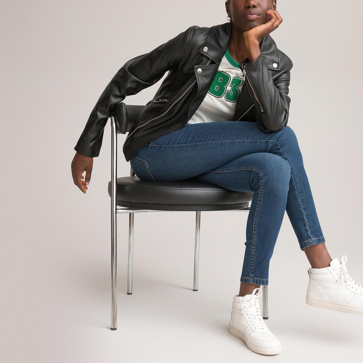 La Redoute Collections Kunstleder Bikerjacke  