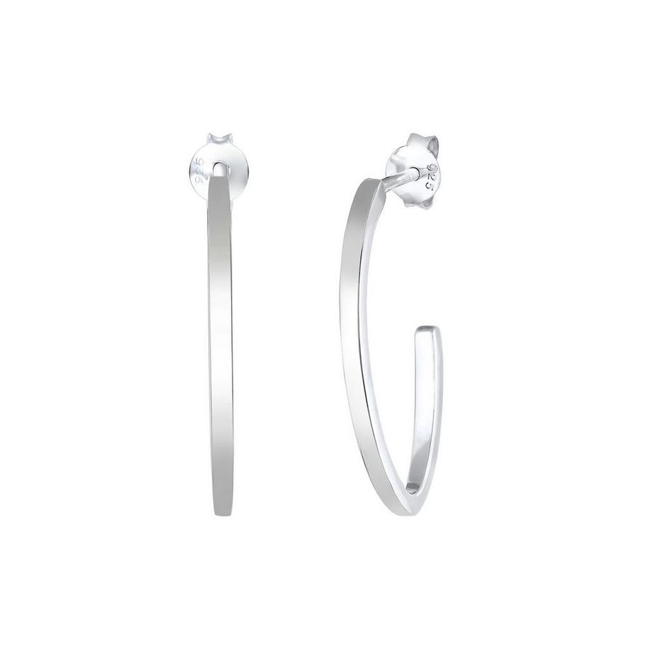 Elli  Ohrringe Creole Oval Geo Basic Trend Blogger 