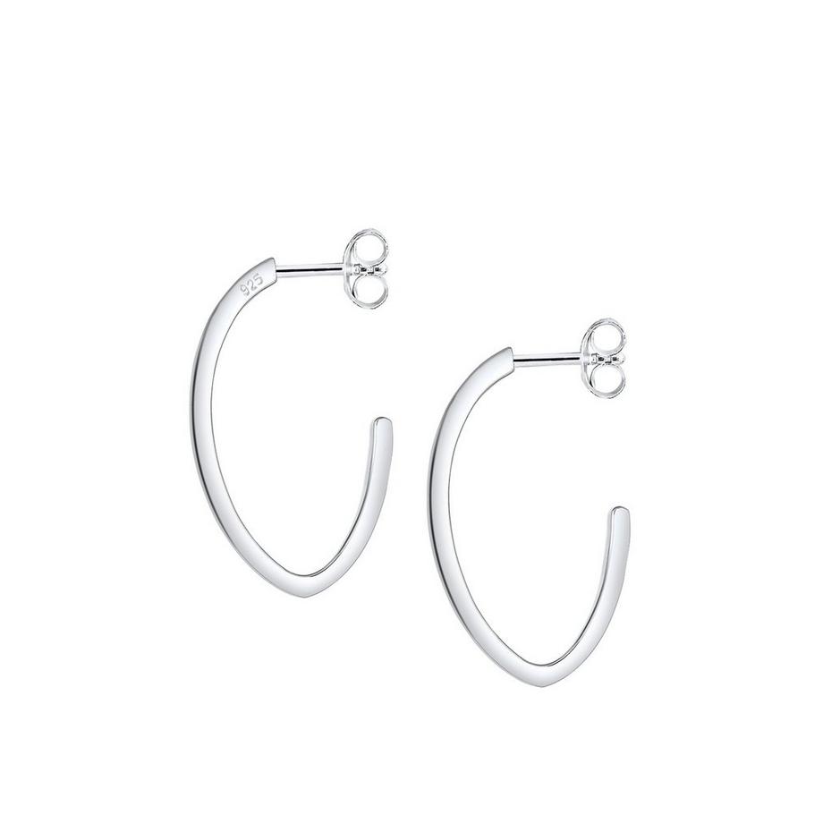 Elli  Ohrringe Creole Oval Geo Basic Trend Blogger 