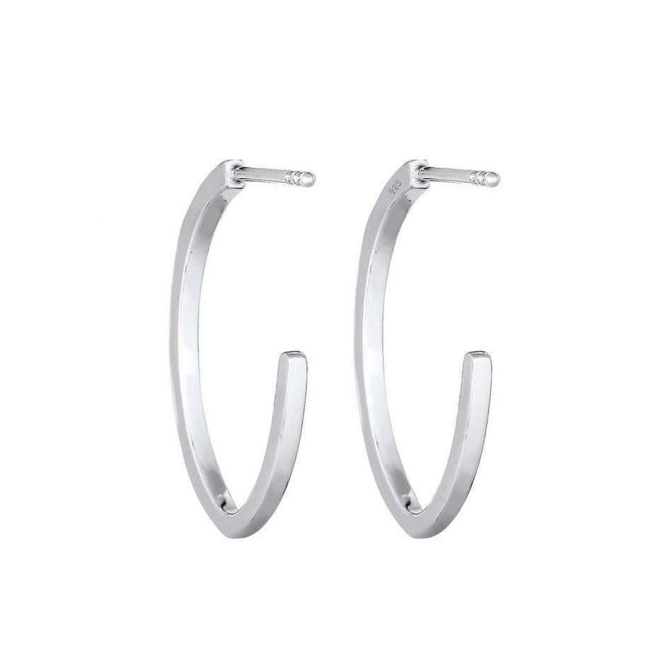 Elli  Ohrringe Creole Oval Geo Basic Trend Blogger 