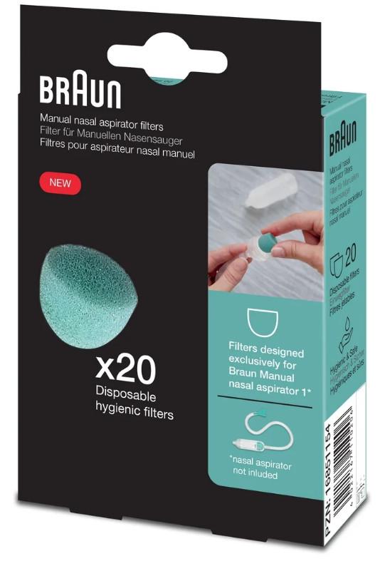 BRAUN  BRAUN Ersatzfilter für Nasensauger BNA050EU (20 Stk) 