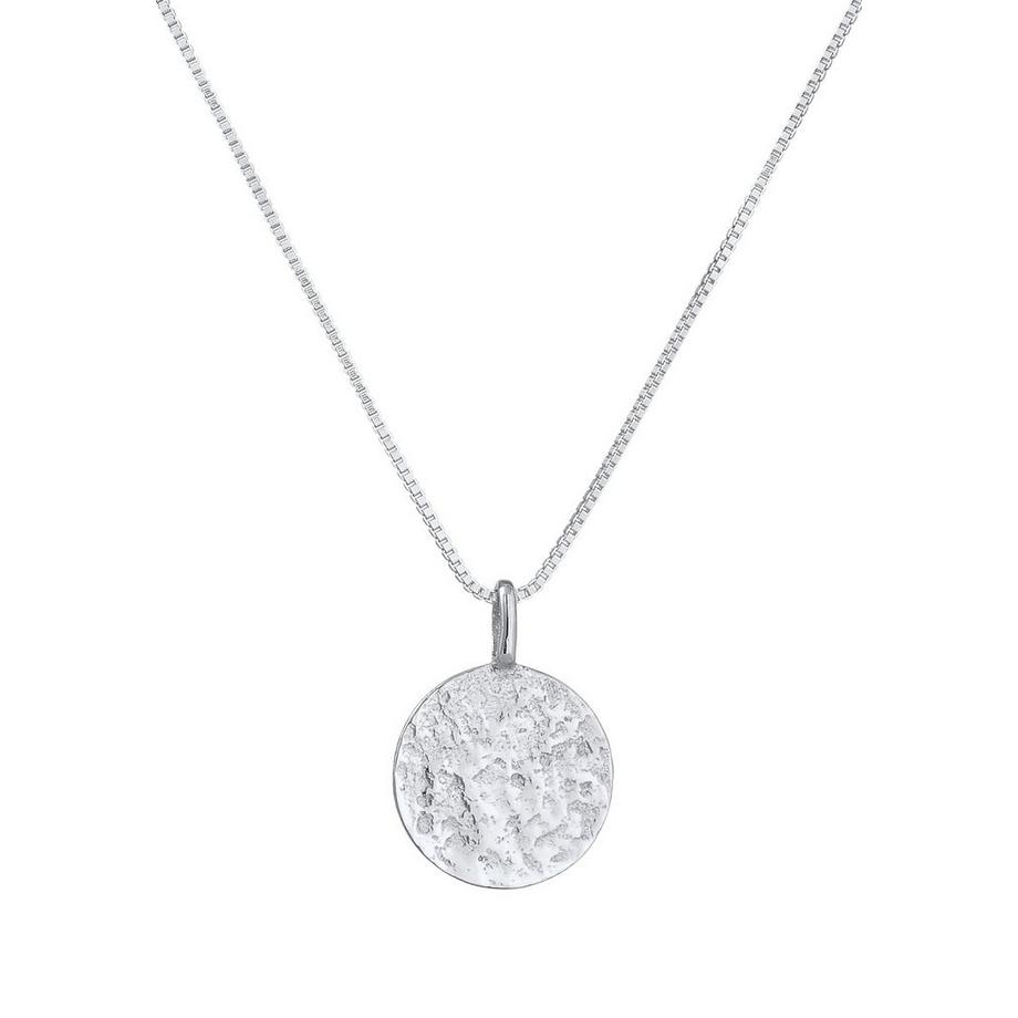 Kuzzoi  Collier Pendentif Pour Homme De Base Martelé 