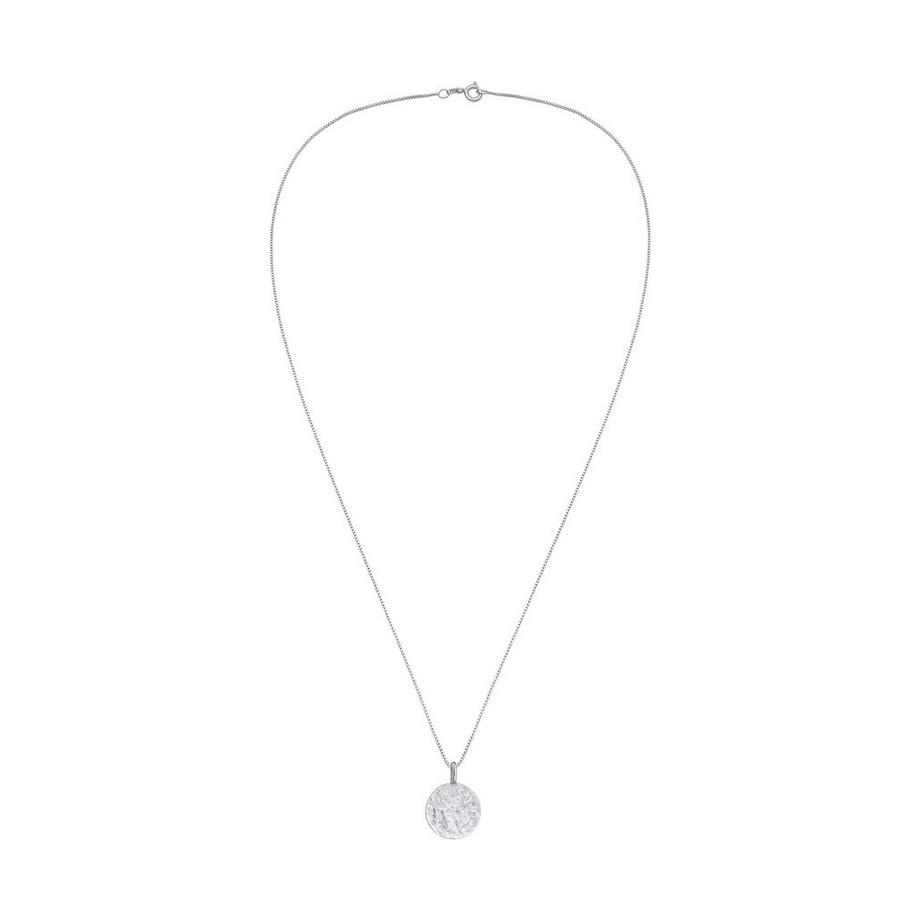 Kuzzoi  Collier Pendentif Pour Homme De Base Martelé 