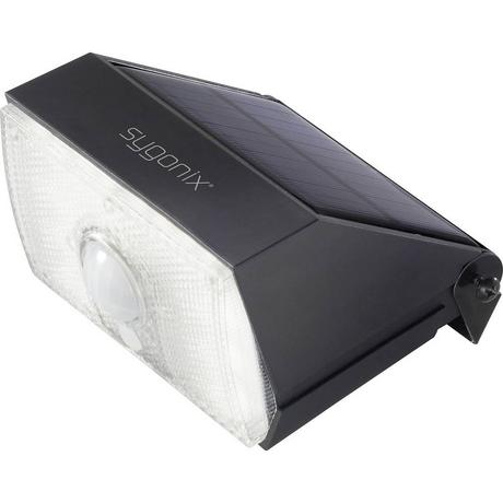 Sygonix Lampada LED da parete per esterno con rilevatore di movimento 10 W Bianco neutro Nero  
