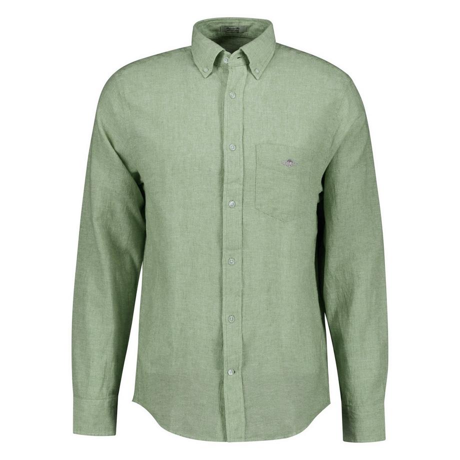 Camicia Uomini Confezione da 1 Vestibilità confortevole-REGULAR COTTON LINEN SHIRT