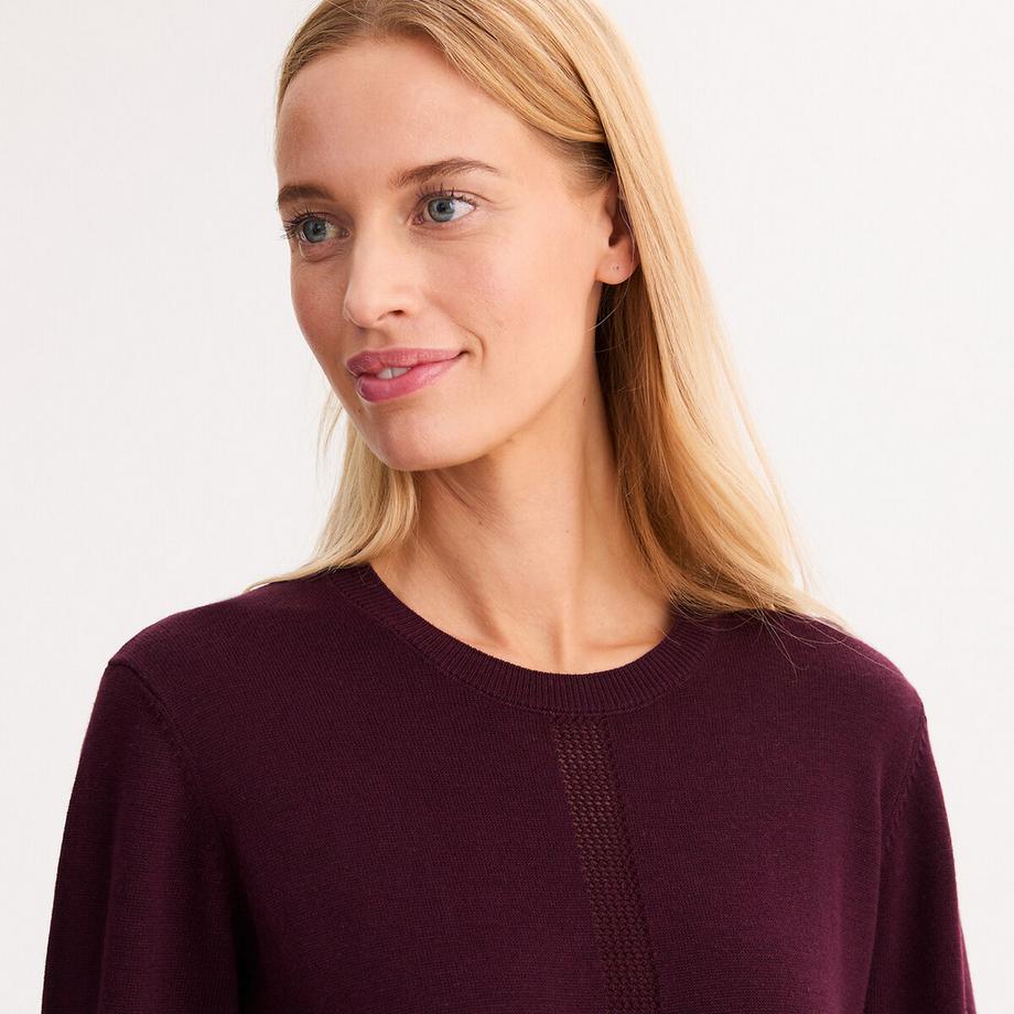 La Redoute Collections Abito in maglia svasato maniche lunghe  