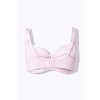 Ulla Popken Jacquard Bügel-BH Spitzenkante  