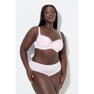 Ulla Popken Jacquard Bügel-BH Spitzenkante  