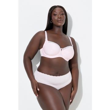 Bügel-BH, Jacquard, Spitzenkante, Cup C - G