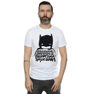 DC COMICS  Tshirt BATMAN ALWAYS BE YOURSELF 