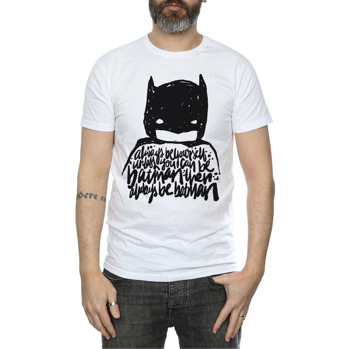 DC COMICS Always Be Yourself Batman T-Shirt  