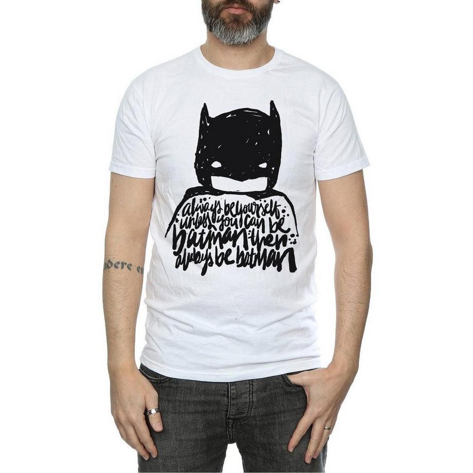 DC COMICS Always Be Yourself Batman T-Shirt  