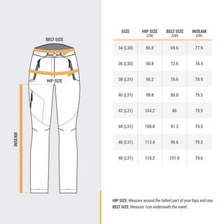 QUECHUA  Pantaloni da trekking donna caldi idrorepellenti 