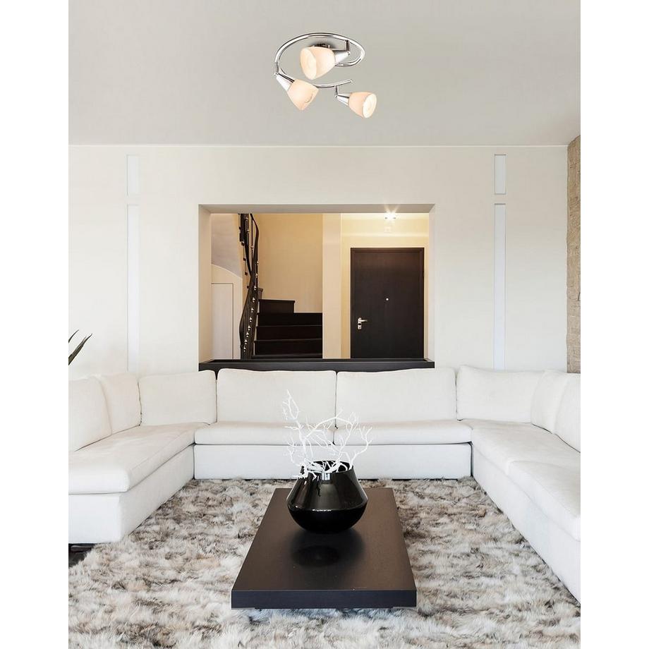 mutoni Plafoniera cromo 3xE14 25x25x15  