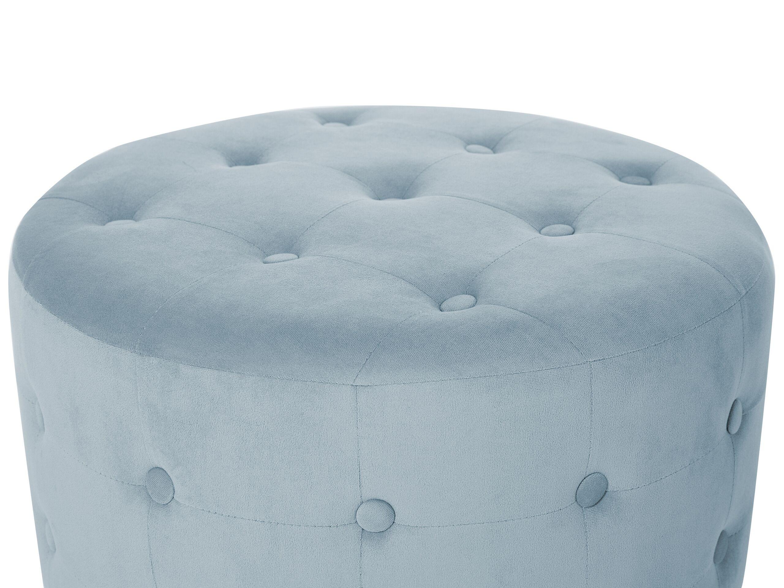 Beliani Pouf en Velluto Glamour TAMPA  