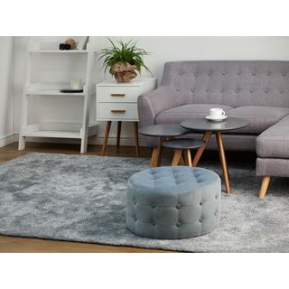 Beliani Pouf en Velluto Glamour TAMPA  