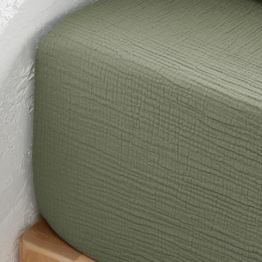 La Redoute Intérieurs Drap-housse Kumla en mousseline de coton  