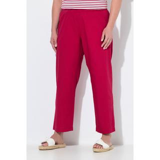 Ulla Popken Ruby 7/8 Chinohose Elastikbund Weites Gerades Bein  