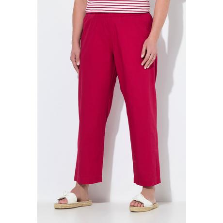 Ulla Popken Ruby 7/8 Chinohose Elastikbund Weites Gerades Bein  