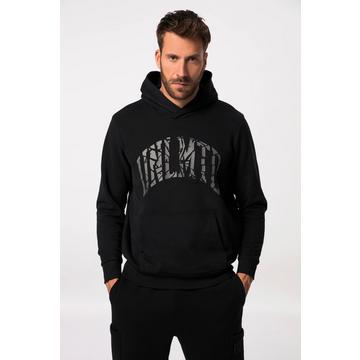 Hoodie, Fitness, Sweater, Brustprint, Kängurutasche