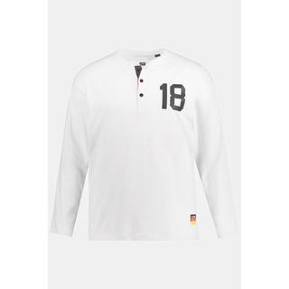 JP1880 Maglia Henley Calcio Maniche Lunghe  