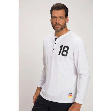 JP1880 Henley Fussball Langarmshirt  