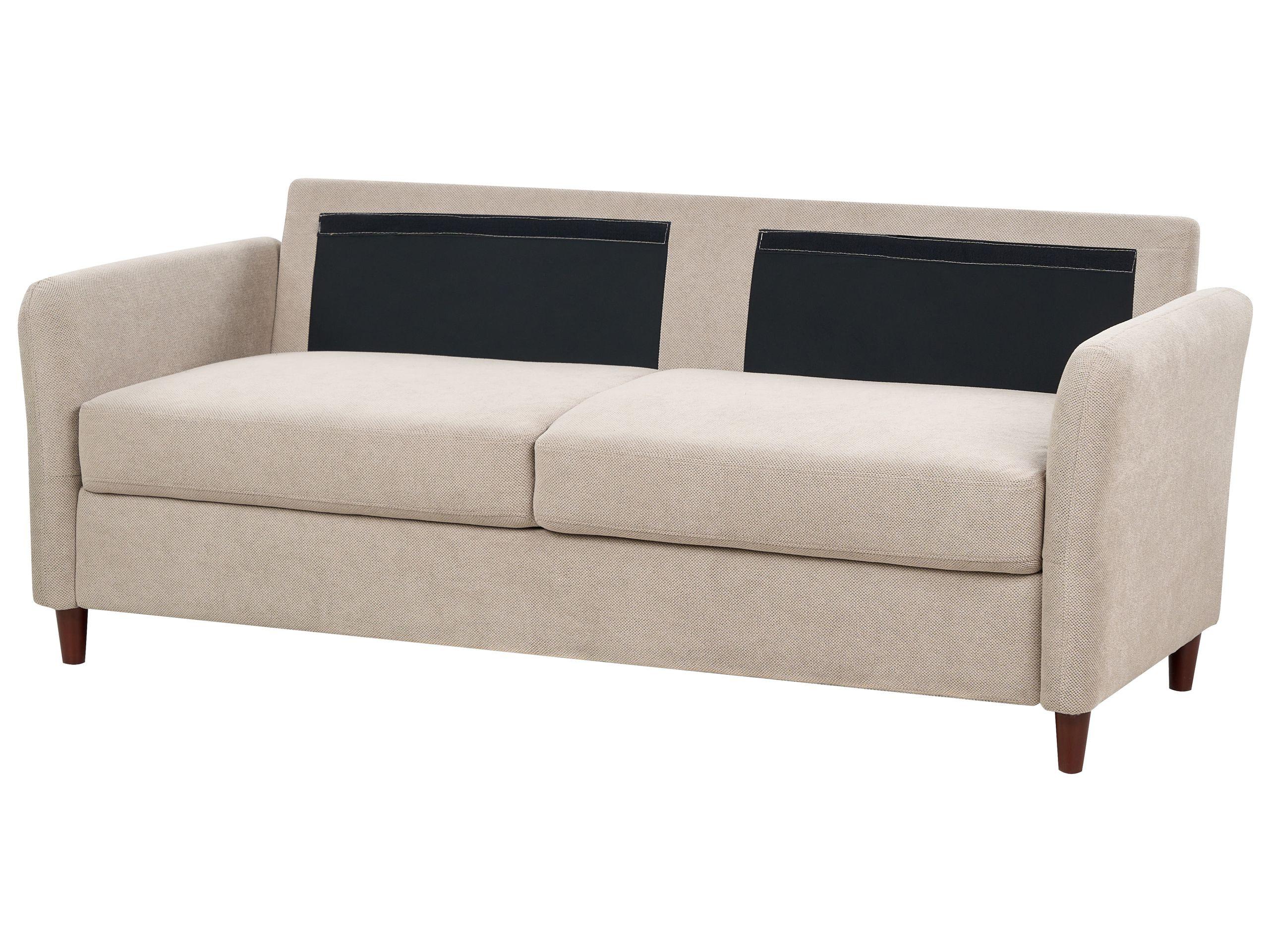 Beliani 3 Sitzer Sofa aus Polyester Klassisch MARE  