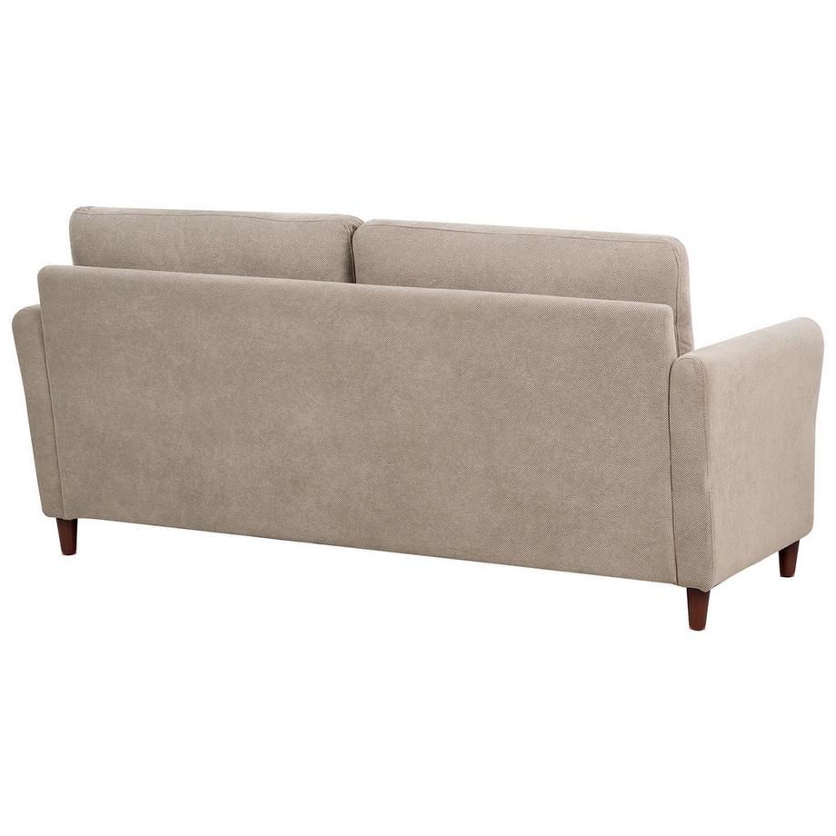 Beliani Canapé 3 places en Tissu  MARE  