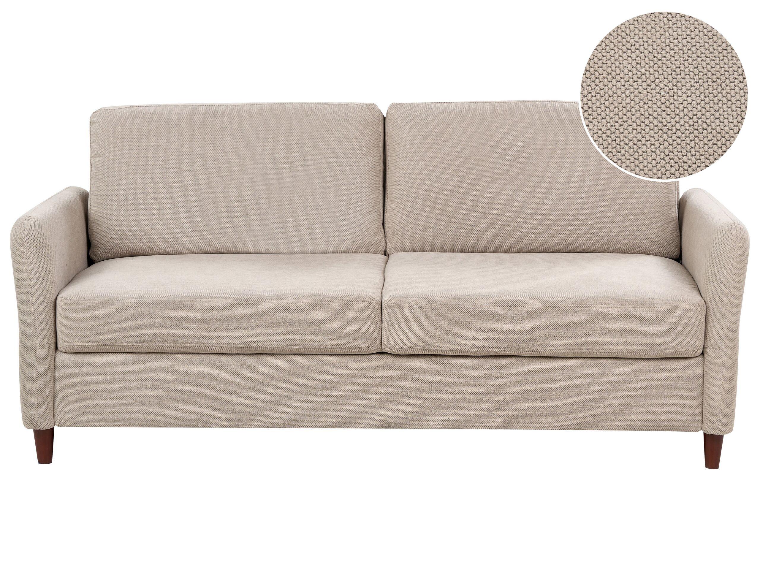 Beliani 3 Sitzer Sofa aus Polyester Klassisch MARE  