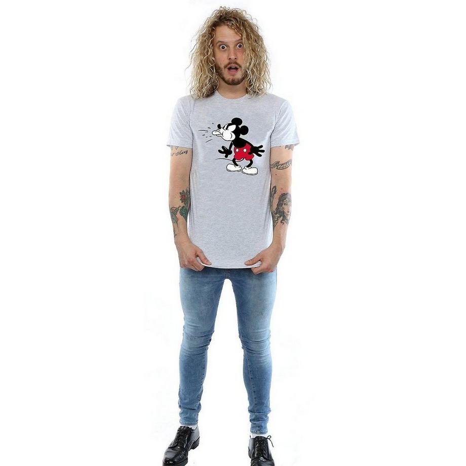Disney Mickey Mouse T-Shirt Imprimé Manches Courtes  