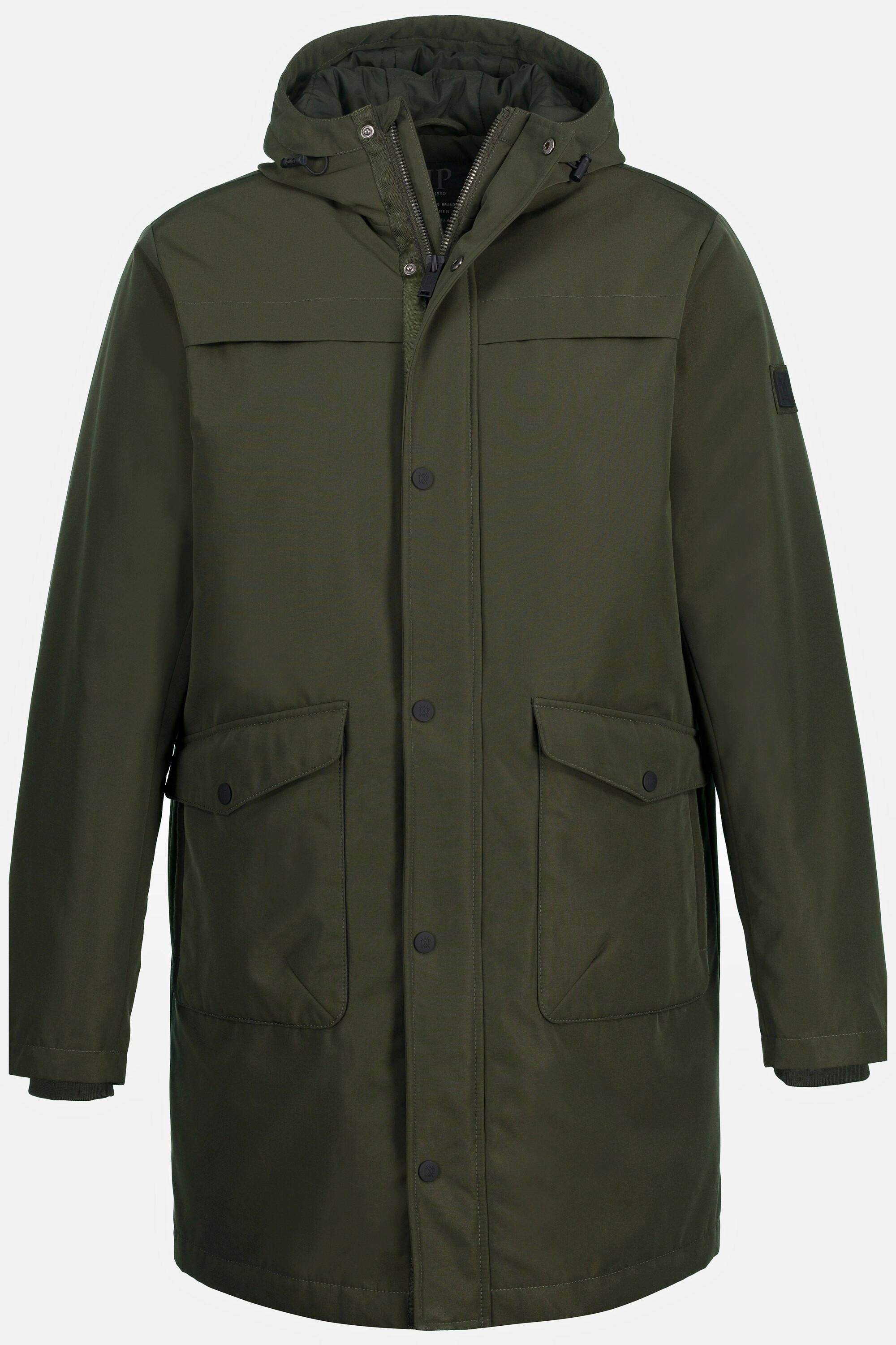 JP1880  Parka con cappuccio e tante tasche 