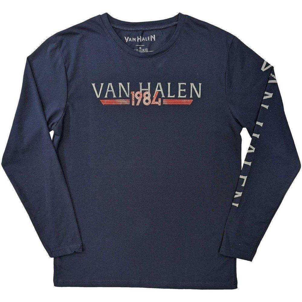 Van Halen 1984 Tour T-Shirt Maniche Lunghe  