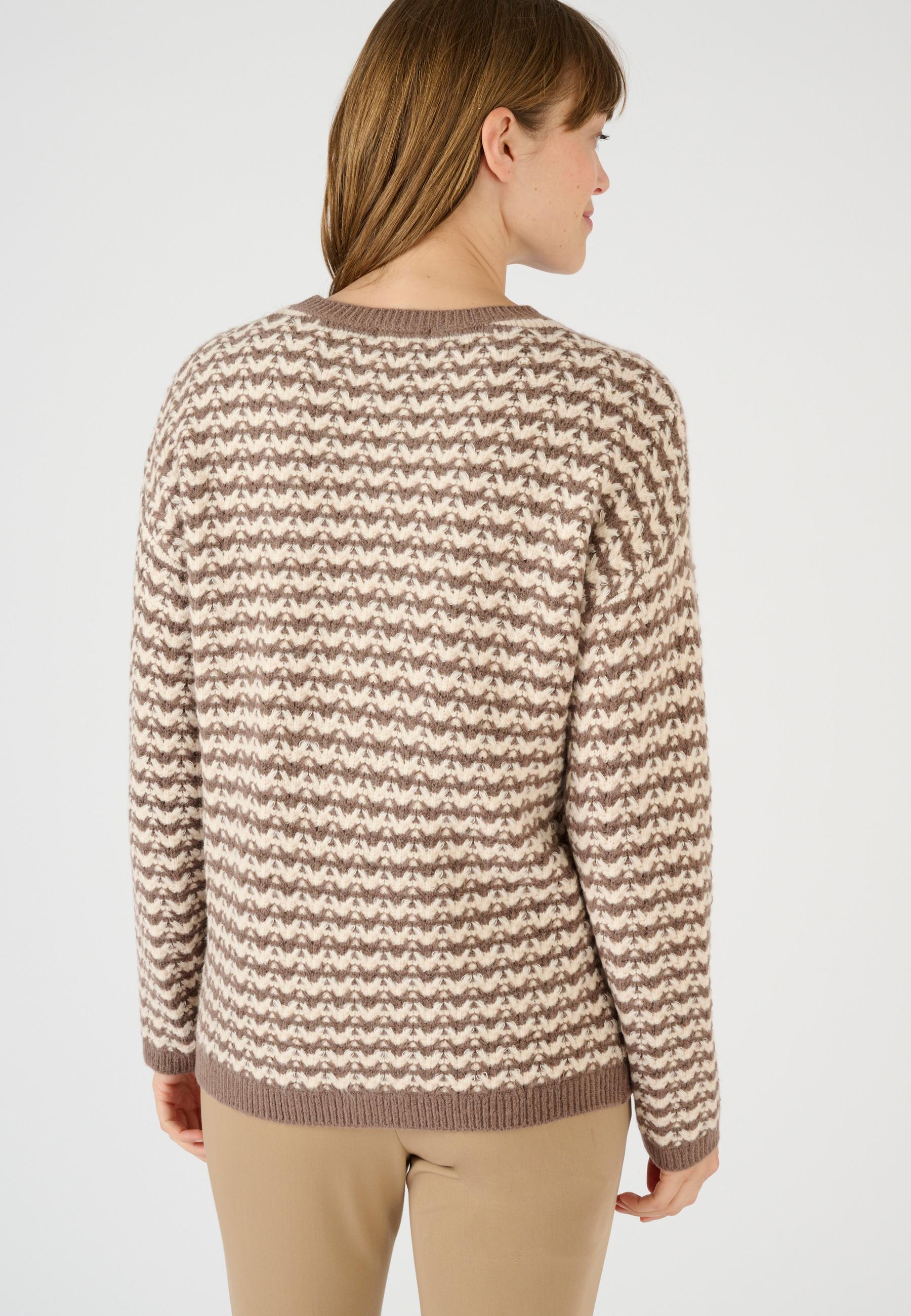 Damart  Zweifarbiger Strickpullover Thermolactyl 