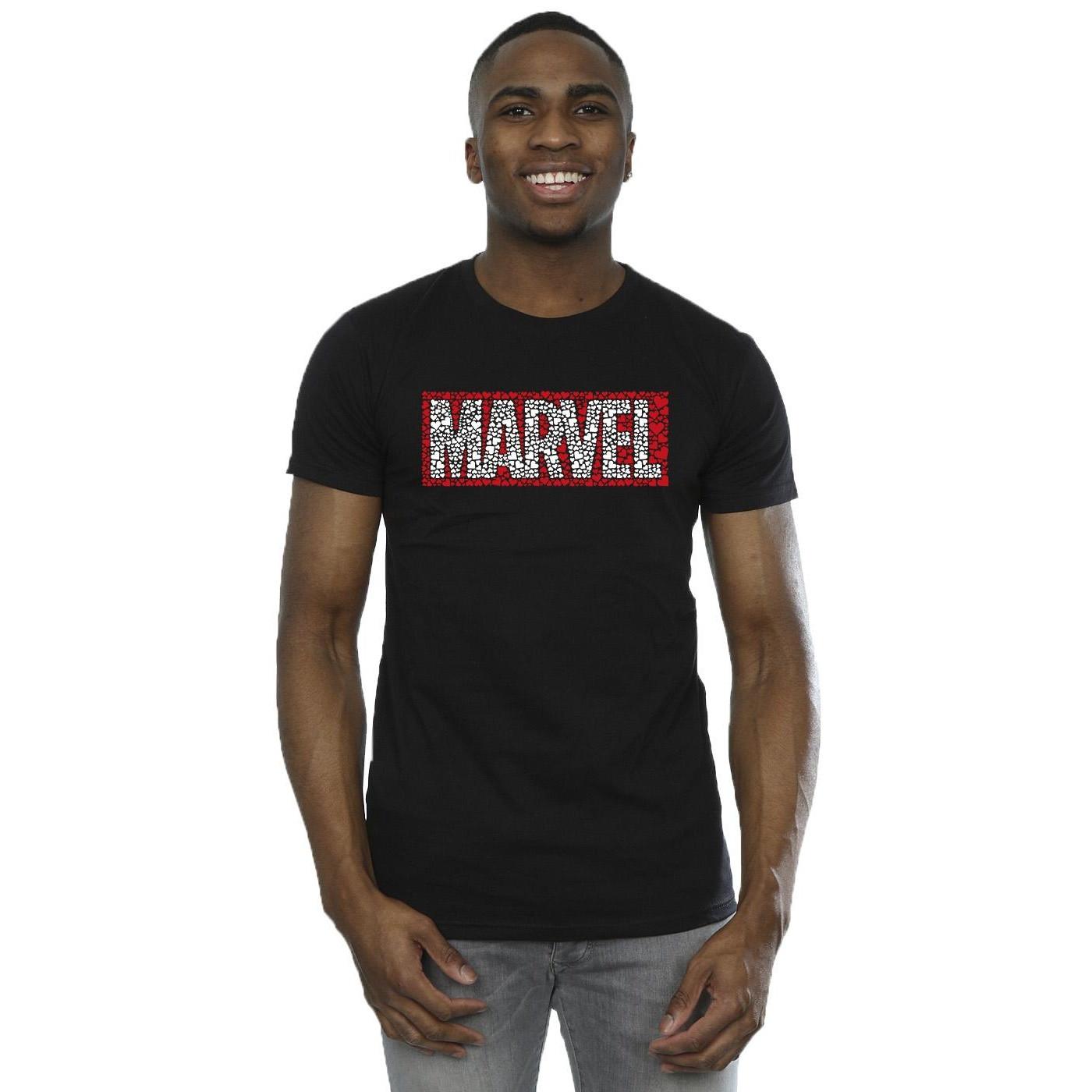 MARVEL Logo Graphic Print T-Shirt  