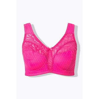 Ulla Popken Entlastungs-BH Punkte Spitze ohne Bügel Cup C-F  