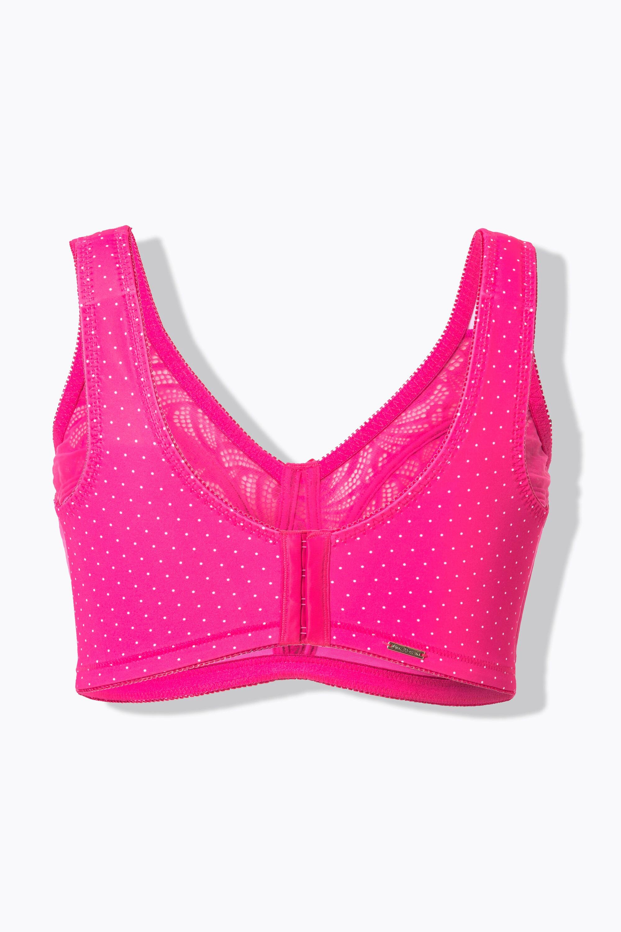 Ulla Popken Entlastungs-BH Punkte Spitze ohne Bügel Cup C-F  